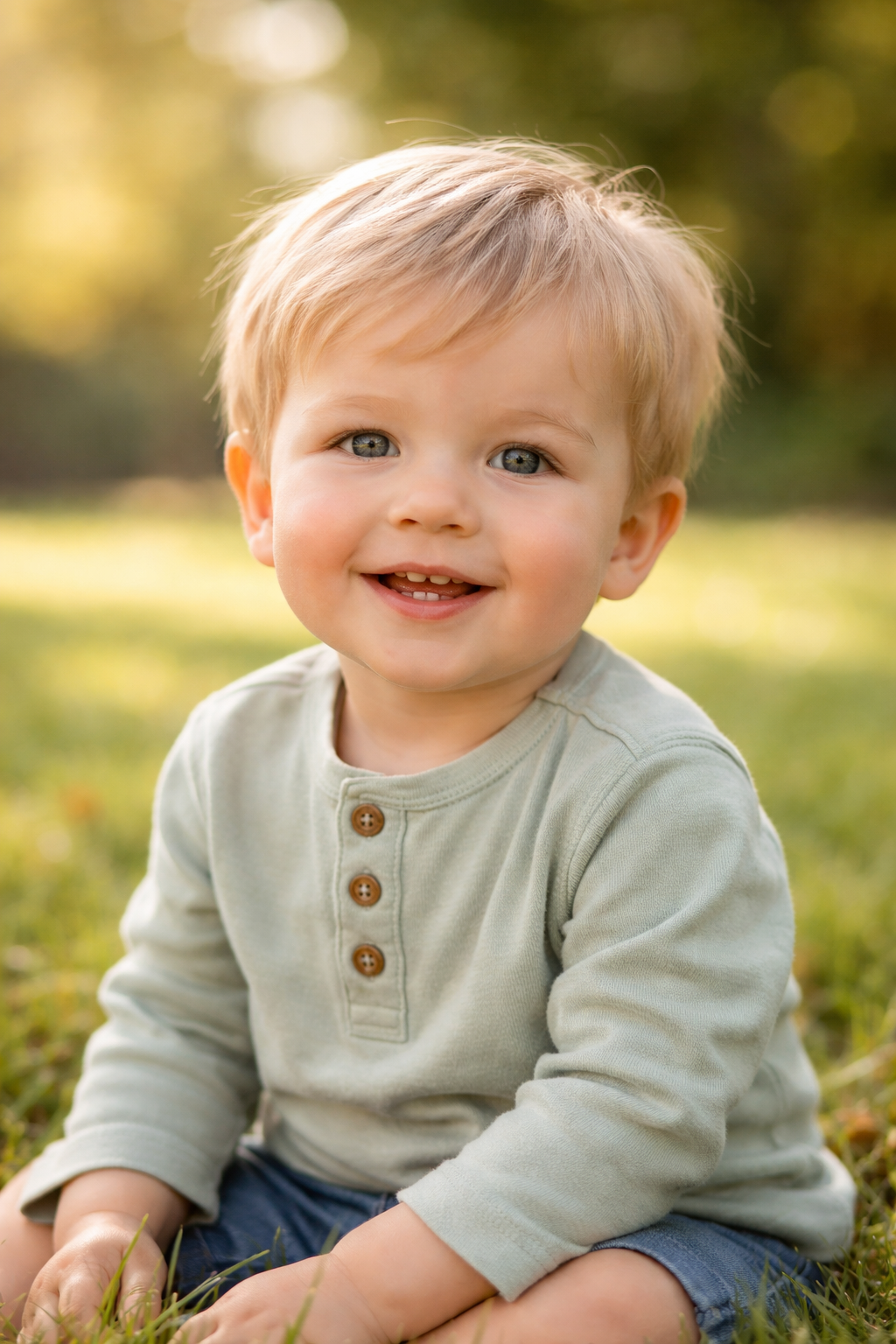 Frühkindliche Reflexe und ihre Bedeutung für die Entwicklung Fröhliches Kleinkind im Freien – frühkindliche Reflexe und ihre Auswirkungen auf die Entwicklung von Kindern.