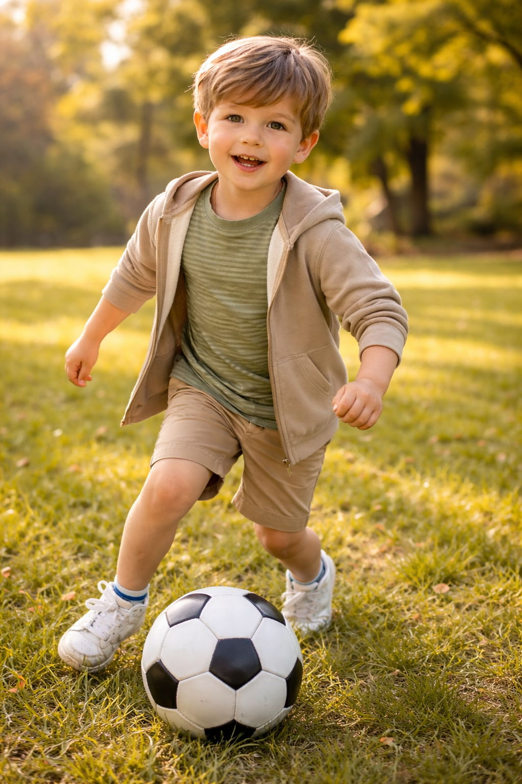 Junge-spielt-Fußball.jpg Vorschulkind spielt Fußball